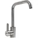 Смеситель кухонный Platinum KT 11 3008B-FH поворотный однорычажный из нержавеющей стали серый (000032607)