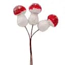 Гриб декоративний Мухомор Yes! Fun, 4 см, 3 шт. в пучку, зацукрований