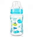 Пляшка для годування BabyOno, 240 мл, синій (403)