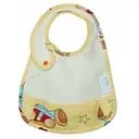 Непромокаемый нагрудник с карманом Эко Пупс Premium, 30х21 см, молочный (СЛ2м)