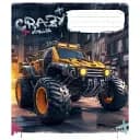 Зошит загальний Школярик Monster trucks 048-3283L-3 у лінію 48 аркушів