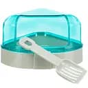 Туалет для грызунов с лопаткой Trixie, угловой, 14х11х8 см