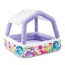 Дитячий надувний басейн 57470(Violet) зі знімним дахом 157 x 122 см 295 л