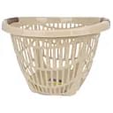 Корзина Stars Plast круглая для чистой одежды 32 л бежевая (94132/беж)