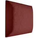 Стінова панель, оксамитове узголів'я ліжка, червона 30*30*4 см