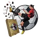 Деревянный фигурный пазл Златан Ибрагимович, А2, Деревянная коробка 300+ элементов