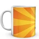 Кружка GeekLand Наруто Naruto Желтые лучи NA.02.587 330 мл белая