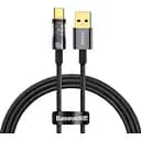 Кабель Baseus Explorer Series Auto Power-Off Fast Charging Data Cable USB to Type-C 100W 1 м Черный