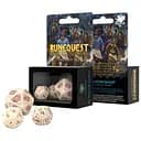 Набір кубиків RuneQuest Beige & burgundy Expansion , 3 шт. (SRQE87)