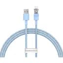 Кабель Baseus Explorer Series Fast Charging Cable with Smart Temperature Control USB to iP 2.4A 1 м голубой