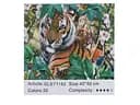 Алмазна мозаїка за номерами Тигри 71182_BGLE, 40x50 см