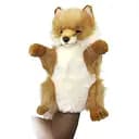 Мягкая игрушка на руку Hansa Puppet Лисица, 30 см, белая с оранжевым (7947)