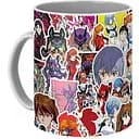 Кружка GeekLand Evangelion Евангелион Sticker Pack EV 02.16 330 мл белая