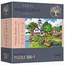 Пазл Trefl деревянный фигурный Пристань летом 500+1 эл. (20161)