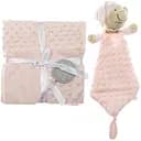 Плед с игрушкой-одеялом Interbaby Bubble Dou-Dou Bear Pink 110х80 см розовый (8100217)