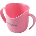 Тренировочная чашка BabyOno с ручками 120 мл розовая (1463/04)