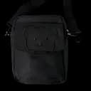 Дитяча сумка крос-боді Ведмедик Тедді в корейському стилі 22х16х6 см чорна (25-578)