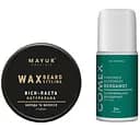 Мужской подарочный набор №61: Воск-паста для бороды Mayur 50 мл + Дезодорант Comex Бергамот 50 мл