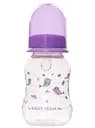 Бутылочка для кормления Baby Team, с талией и силиконовой соской, 125 мл, фиолетовый (1111_фиолетовый)