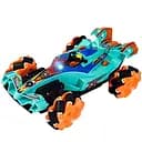 Машина на радіокеруванні 555-706 A-01, 4х4, підсвічування, 360°, роликові колеса, акумулятор 3.7V, пульт 2.4G, синій