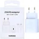 Зарядний пристрій МЗП 25W 2 в 1 Type-C/Type-C 3 A білий