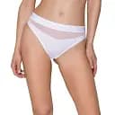 Трусики с прозрачной вставкой Passion PS006 Panties white L
