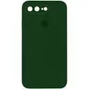 Чехол Silicone Case Square Full Camera Protective AA для Apple iPhone 7 plus/8 plus 5.5 Зеленый/Army green