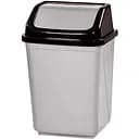 Корзина для мусора Violet House 0099 серо-черная 20 л (0099 Metalice Black 20 л)