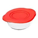 Стеклянная кастрюля Borcam с пластиковой крышкой 0.84 л (59133RL)