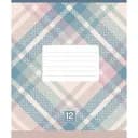 Зошит учнівський Школярик Plaid pattern 018-3345L-3 в лінію 18 аркушів 