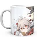 Кухоль GeekLand Genshin Impact Геншин Імпакт Кадзуха Горо GN 02.559 330 мл білий