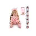 Кукла резиновая функциональная AFD, высота 52 см, звуки, прошитые волосы, аксессуары 8866-31S