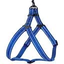Шлея для собак Barksi Active світловідбивна (обхват грудей 40-53 см ширина 1.6 см) синя