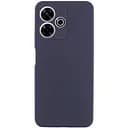 Чохол Lakshmi Silicone Cover Full Camera AAA для Xiaomi Redmi 13 4G/Poco M6 4G Темно-синій/Midnight blue