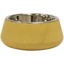 Миска для собак Croci Bamboo бамбуковое волокно желтая 0.8 л 17 см