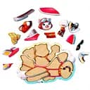 Деревяний контурний пазл Котик пілот (ПСД281) PSD281