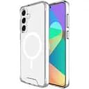 Чехол Epik TPU Space Case with MagSafe для Samsung Galaxy S24 FE Прозрачный