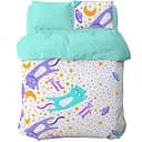 Комплект постельного белья Home Line Котики бязь 215х143 см бирюзовый (162243)