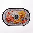 Диатомитовый 3d овальный коврик Beautiful Flowers 38×58 (см) влагопоглощающий коврик для кухни ванны и туалета Yiwu HP-42-55