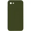 Чохол Epik Silicone Case Square Full Camera Protective AA NOLOGO для Apple iPhone 6/6s 4.7 Зелений/Dark Olive