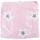 Подушка Homefort Дачна 50x50 см гіпоалергенна тканина рожева з зірочками