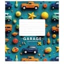 Зошит учнівський Школярик Boys interests 012-3394K-3 в клітинку 12 аркушів