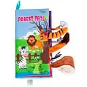 Текстильная игрушка-книжка Baby Team Хвостики (8725_дикі тварини)