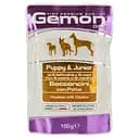Вологий корм Gemon Dog Wet Puppy&Junior шматочки з куркою, 100 г (70300636)
