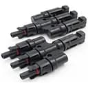 Набір конекторів для сонячних панелей MC4 Voltronic: 1 x тато(+) - 3 x мама (-), 1 x мама (-) - 3 x тато (+) (YT-МС4-1Tx3)