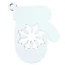 Игрушка на елку Mazhura Перчатка,11х8 см, белая (mz708532)