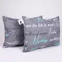 Набор подушек MirSon №0131 Solor Fun Line Tulio Tencel 2 шт. серый (2200011158419)