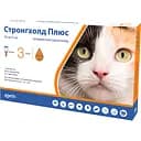 Краплі Стронгхолд Плюс для котів 2.5-5 кг від бліх та кліщів 0.5 мл х 3 піпетки 30 мг (10020780)