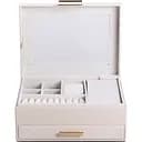 Скринька-органайзер для прикрас Yiwu 23x17x11см бежева HP-5-36BE