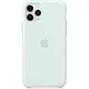 Чохол Silicone case AAA для Apple iPhone 11 Pro 5.8" Сиро-синій / Seafoam